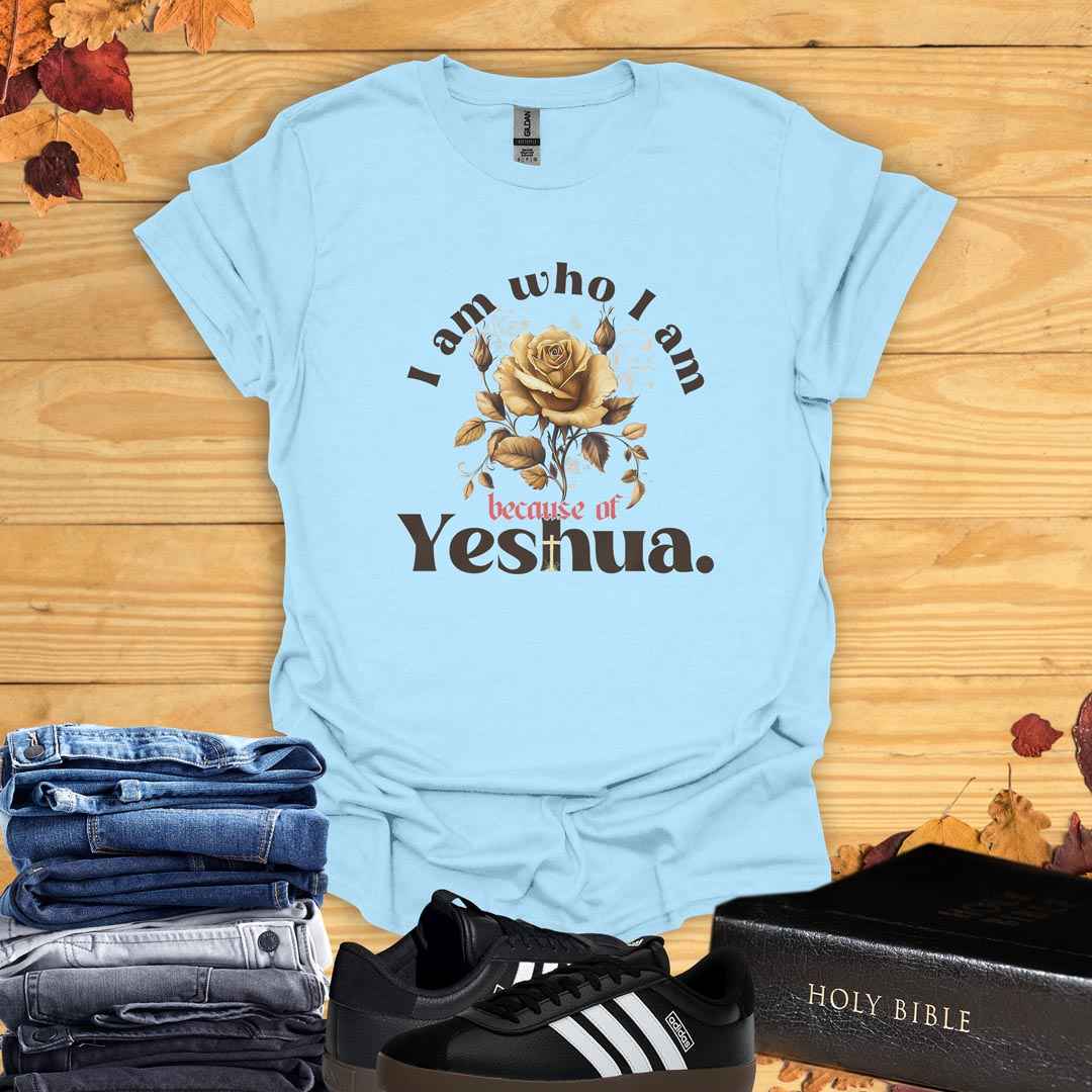 Because of Yeshua T-shirt