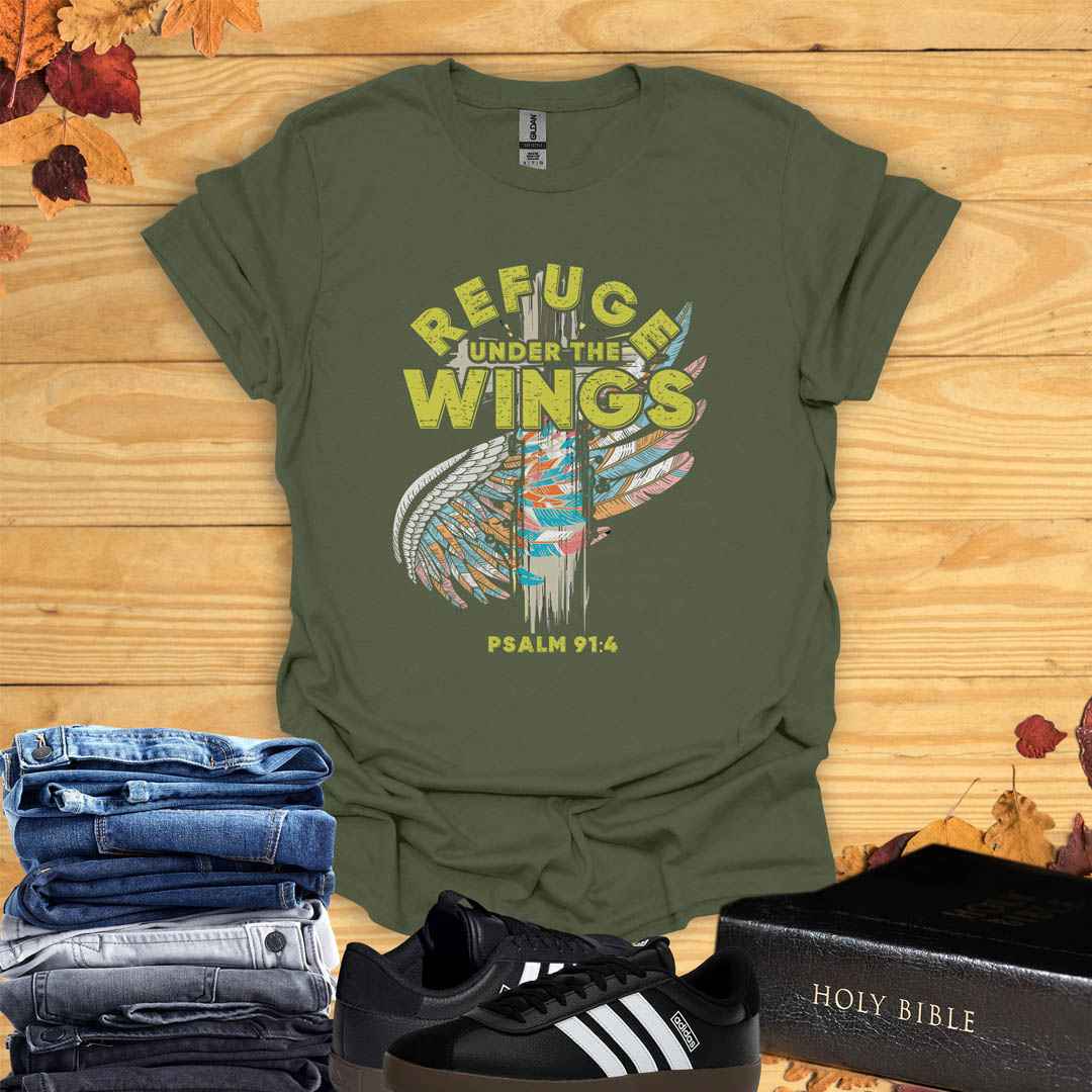 Refuge Under the Wings  T-shirt