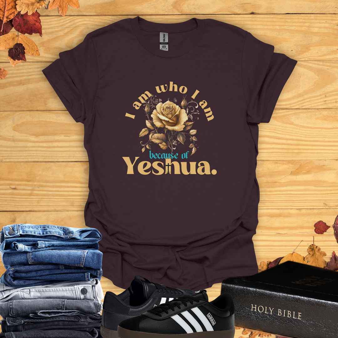 Because of Yeshua T-shirt